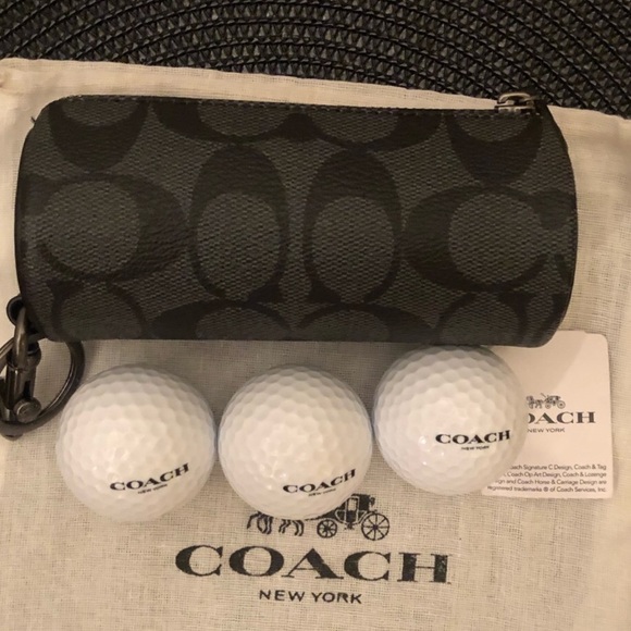 ๐ HP ๐๐ Coach Signature Golf Ball 3 Travel Case - Picture 6 of 8
